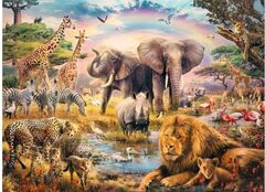 Ravensburger African Safari XXL 100 Piece Jigsaw Puzzle (Ravensburger Puzzle African savannah)