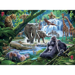 Ravensburger 12970-6 Jungle Animals 100pc Jigsaw Puzzle – Metro ...