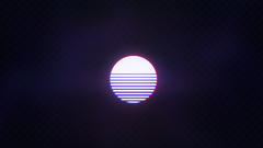 Retrowave Sun