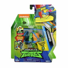 Teenage Mutant Ninja Turtles Rise of the Storage Shell Leonardo Action Figure Set