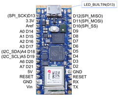 Arduino Nano 33 IoT (Arduino Nano RP2040 Connect)