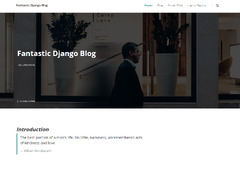 Fantastic Blog App made using Django - Source Code & Projects