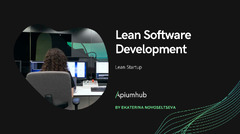 Lean software development & lean startup - Apiumhub