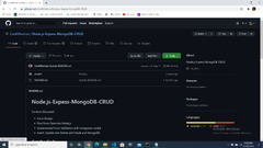 Nodejs Express MongoDB CRUD (GitHub)