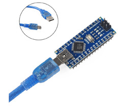 Mikrokontrolér Nano ATmega328P CH340 S piny Deska Kompatibilní S Arduino (Arduino Nano)