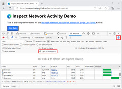 Inspect network activity - Microsoft Edge Developer documentation ...