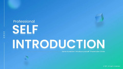 Self Introduction PowerPoint Template and Google Slides - SlideKit