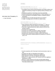 Senior Application Software Engineer Resume Samples | Velvet Jobs