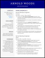 3 Senior DevOps Engineer Resume Examples Made for 2024