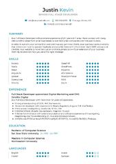 Senior-Stack Developer CV Template in 2024 - ResumeKraft