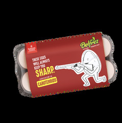 Delfrez Eggs DelfrezEggs Speciality Eggs - Shakti, Protein Rich 6 pcs Carton