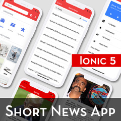 Short Viral News App Template - Ionic 5 – Enappd | Ionic, React ...