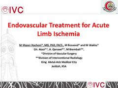 Acute limb ischemia