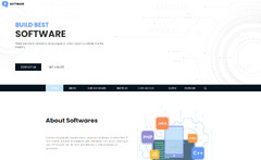 Software - Web Development Services Website Template