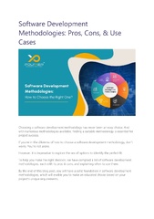 PPT - Software Development Methodologies: Pros, Cons, & Use Cases ...