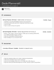 Software Engineer, Stack Resume Samples | Velvet Jobs