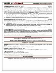 Software Engineer Resume Example - Distinctive Career Services