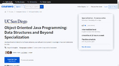 Object Oriented Java Programming: Data Structures and Beyond Specialization