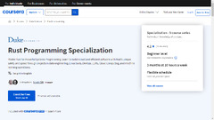 Coursera - Duke Rust Programming Specialization