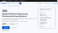 IBM Applied Software Engineering Fundamentals Specialization