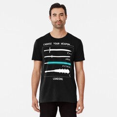 Funny Computer Science Shirt-Java C++ Python C Programmer Weapons for Women Men