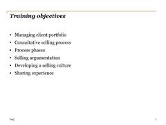 PPT - Training objectives PowerPoint Presentation, ...