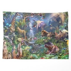 Cobble Hill Into the Jungle 1000 Piece Jigsaw Puzzle (Into the Jungle by David Penfound)