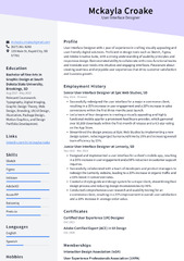 User Interface Designer Resume Examples and Templates