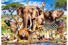 Savanna Animals Puzzle 260 Teile (Castorland C-151950-2 Puzzle Jigsaw Puzzle 1500 pc(s) Animals)