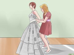 Ein Papierkleid machen – wikiHow