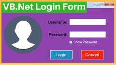 C#, JAVA,PHP, Programming ,Source Code: VB.Net Login Form With MySQL