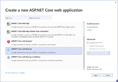 ASP.NET Core (ASP.NET Core Web Application)