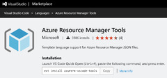 Azure Resource Manager Tools for Visual Studio Code