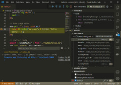 Debug backend code node js (Visual Studio Code)