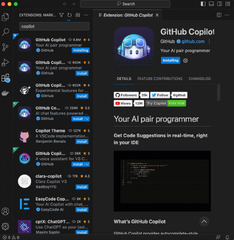 GitHub Copilot (Visual Studio Code)