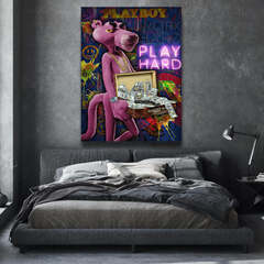 Work Hard, Play Hard with The Pink Panther - Graffiti