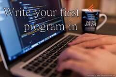 First Java Program with example (First Program in Java) - Saral Notes