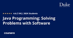 Java Programming: Solving Problems with Software - Coursera