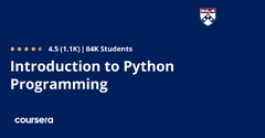 Introduction to Python Programming - Coursera (Python)