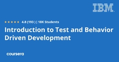 Introduction to Test and Behavior Driven Development by IBM (Behavior-driven development)