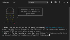 Visual Studio Code (Visual Studio Code Extension Generator)