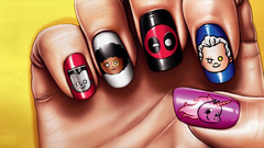 Deadpool 2 Movie Nail Paint Poster