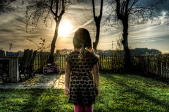 Little Girl Standing