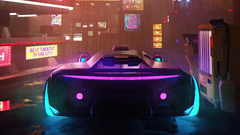 Neon Street Scifi Vehicle