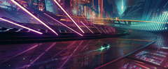 On My Way Neon Rider Scifi