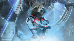 Rocket Raccoon In Avengers Endgame 2019