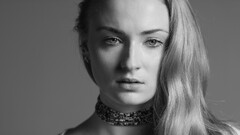 Sophie Turner Monochrome Portrait