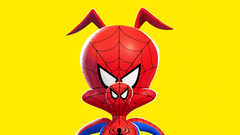 Spider Ham In SpiderMan Into The Spider Verse Movie Poster