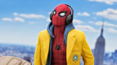 Spiderman Listening Music